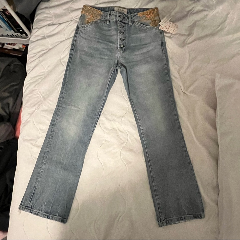 Brand new Free People mid rise boot jeans